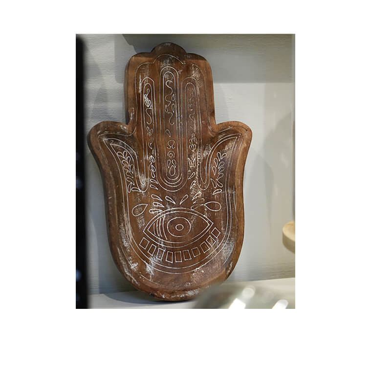 Centre de table main de fatima en bois de mangue, 20 cm | Déco divers , Dakar, Sénégal