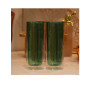 Verre à boire double paroi en verre vert transparent, 280 ml - Lot de 2 | Verres & carafes | 8 000 CFA , dakar, Sénégal