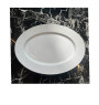 Assiette ovale en porcelaine blanche striée, 41x29 cm | Vaisselle en porcelaine blanche | 9 400 CFA , dakar, Sénégal