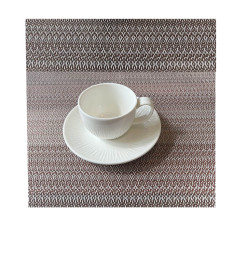Tasse + sous-tasse expresso en porcelaine blanche striée, 90 ml | Vaisselle en porcelaine blanche | 1 400 CFA , dakar, Sénégal