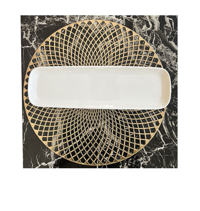 Plat rectangulaire en porcelaine blanche 36X11 cm | Vaisselle en porcelaine blanche | 2 100 CFA , dakar, Sénégal
