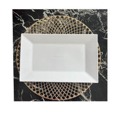 Assiette en porcelaine blanche 33x20.5x2 cm | Vaisselle en porcelaine blanche | 4 000 CFA , dakar, Sénégal