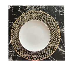 Assiette ronde en porcelaine blanche 23 cm | Vaisselle en porcelaine blanche | 2 400 CFA , dakar, Sénégal