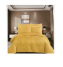 Parure de lit king Size jaune ( housse de couette 240x260, drap plat 240x290 et 2 taies) | Linge de lit , Dakar, Sénégal