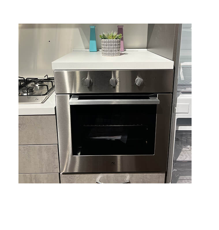 Cuisine équipée moderne complète blanc et taupe avec électroménagers, 360X218 cm | 3 950 000 CFA , Dakar