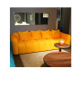 Canapé en tissu jaune + 4 coussins | 1 485 000 CFA , Dakar