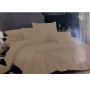 Parure de drap 4 Pcs ( DP 240X300 + DH 180x200 cm + 2 taies 50x70 cm) en polyester beige | Linge de lit , Dakar, Sénégal