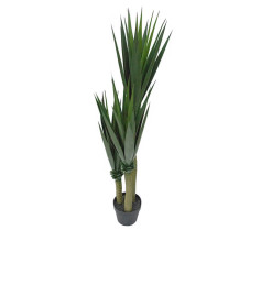 Plante artificielle palmier dans pot noir en plastique, 120 cm | Arbres & plantes artificielles extérieur | 48 500 CFA , daka...