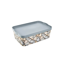 Boite de rangement 14 L en polypropylène avec couvercle, 45x30x15 cm | Boites de rangement & caissons | 5 500 CFA , dakar, Sé...