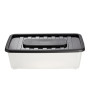 Boite de rangement 35 L en plastique avec couvercle noir, 78x37x18 cm | Boites de rangement & caissons | 13 000 CFA , dakar, ...
