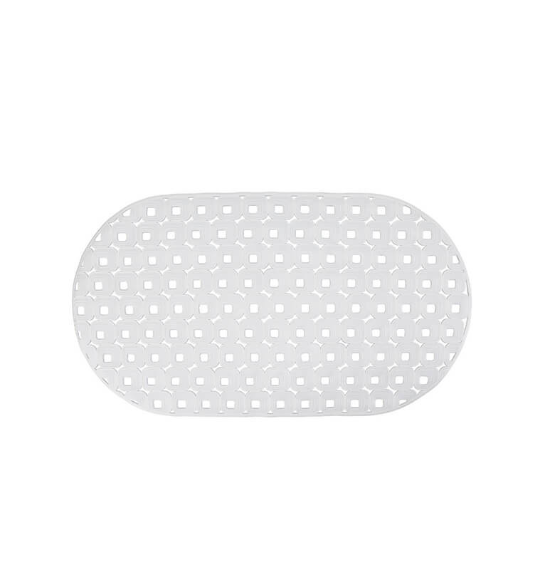 Tapis de bain anti-dérapant en PVC blanc, 70x39 cm | Tapis de bain | 3 200 CFA , dakar, Sénégal