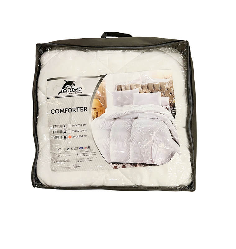 Couette 220x240 cm blanche en coton et polyester | Linge de lit , Dakar, Sénégal