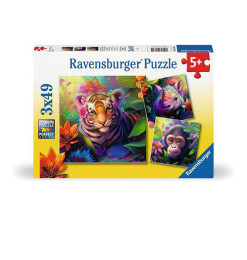 Puzzle 3x49 pièces – Bébés de la jungle | Puzzles | 6 900 CFA , dakar, Sénégal