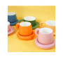 Tasse + sous-tasse en céramique colorée, 280 ml\r\n | Tasses & mugs | 4 200 CFA , dakar, Sénégal