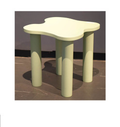 Table de coin design vert – 40 x 39 x 40 cm