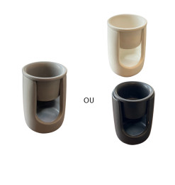 Brûle-parfum en céramique - 8x8x11 cm | Bougies & senteurs , Dakar, Sénégal
