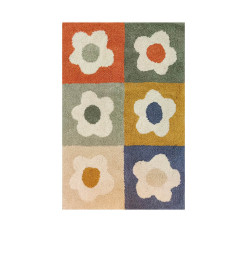 Tapis enfant fleuri en 90% coton, 10% viscose, 80 x 120 cm | Décoration chambre enfant | 22 000 CFA , dakar, Sénégal