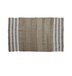 Tapis déco en jute et coton 160X230 cm | Tapis décoratifs , Dakar, Sénégal