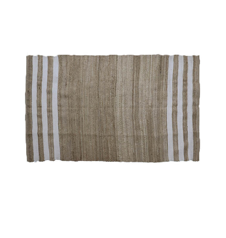 Tapis déco en jute et coton 160X230 cm | Tapis décoratifs , Dakar, Sénégal