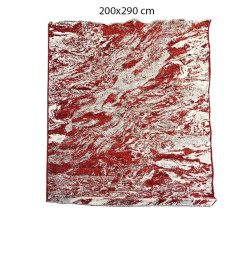 Tapis déco double face bordeaux, gris et blanc 200X290 cm, %65 coton et % 35 polyester | Tapis décoratifs , Dakar, Sénégal
