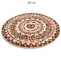Tapis rond GIPSY motif oriental terracotta en polypropylène – 160 cm | Tapis décoratifs , Dakar, Sénégal