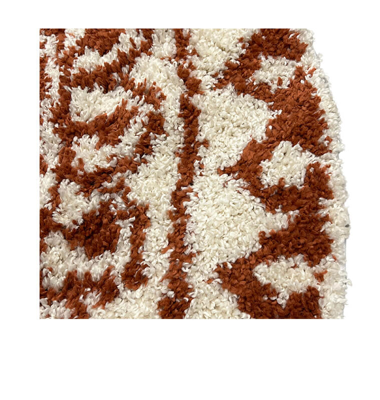 Tapis rond GIPSY motif oriental terracotta en polypropylène – 160 cm | Tapis décoratifs , Dakar, Sénégal