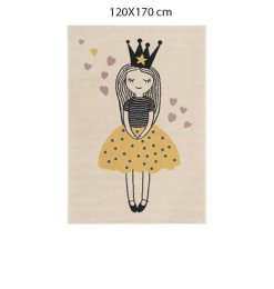 Tapis enfant CANVAS motif princesse en polypropylène – 120x170 cm | Tapis décoratifs , Dakar, Sénégal