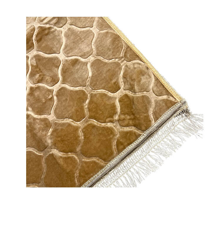 Tapis de prière en velours marron clair 1000 g/m² - 80x120 cm | Tapis décoratifs , Dakar, Sénégal