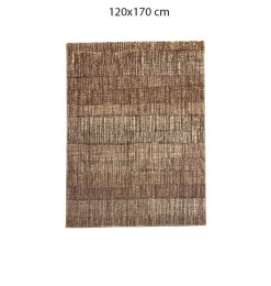 Tapis déco CHLOÉ motif texturé brun en polypropylène – 120x170 cm | Tapis décoratifs , Dakar, Sénégal