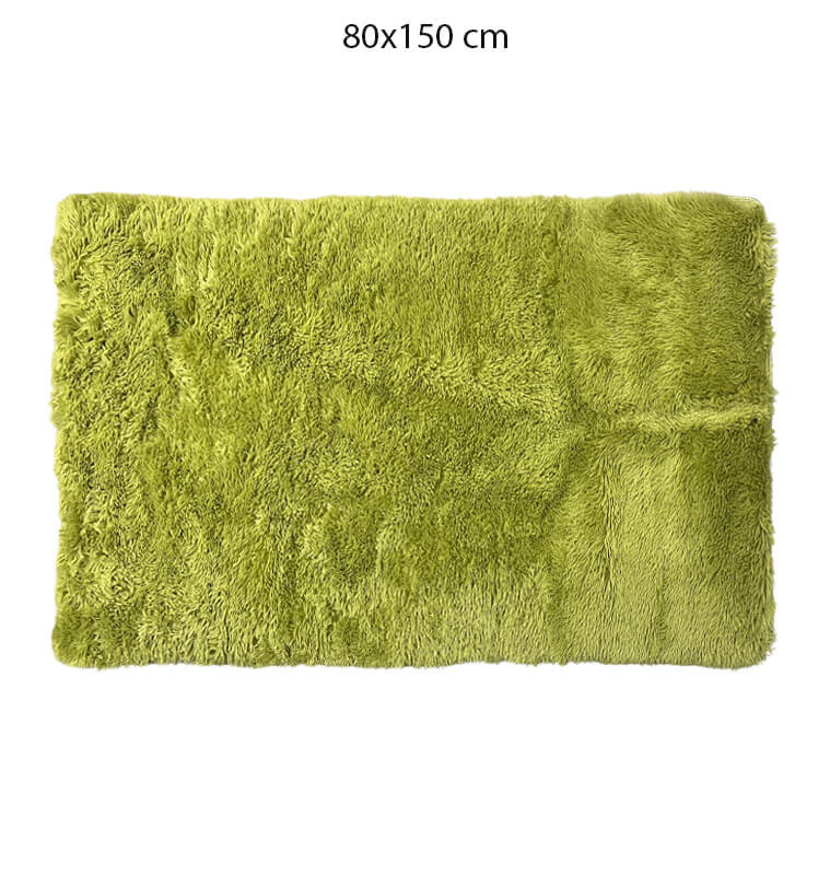 Tapis descente de lit FLUFFY en polypropylène vert – 80x150 cm  | Tapis décoratifs , Dakar, Sénégal