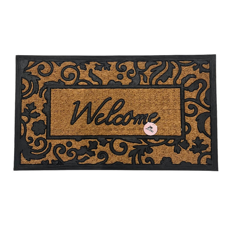 Paillasson Welcome 45x75 cm en fibre de coco et caoutchouc | Paillassons , Dakar, Sénégal
