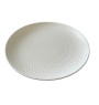 Plat de présentation en porcelaine blanche motif texturé – 46 cm | Vaisselle en porcelaine blanche | 9 300 CFA , dakar, Sénégal