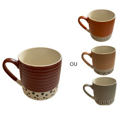 Mug 425 ml en céramique motifs ethniques – 4 modèles au choix | Tasses & mugs | 1 600 CFA , dakar, Sénégal