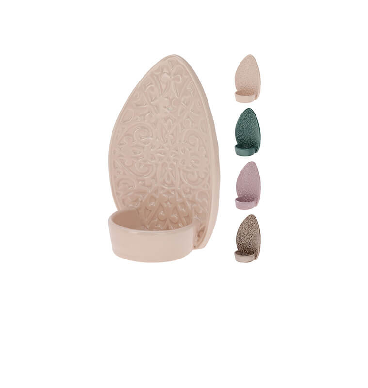 Bougeoir feuille en porcelaine - 4 coloris au choix | Bougies & senteurs , Dakar, Sénégal