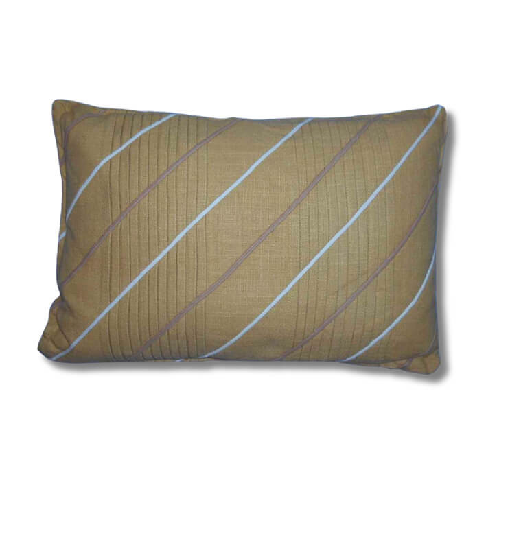 Coussin déco 45 x 45 cm moutarde à rayures obliques | Coussins déco , Dakar, Sénégal