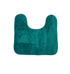 Tapis contour WC vert foncé en microfibre ultra douce - 45 x 45 cm | Tapis de bain | 2 000 CFA , dakar, Sénégal