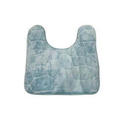 Tapis contour WC bleu clair en microfibre ultra douce - 45 x 45 cm | Tapis de bain | 2 000 CFA , dakar, Sénégal