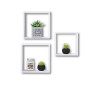 Étagère murale cube blanche "Fixy" en bois MDF - Lot de 3 | Etagères murales , Dakar, Sénégal