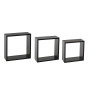 Étagère murale cube noire "Fixy" en bois MDF - Lot de 3 | Etagères murales , Dakar, Sénégal
