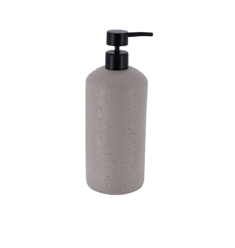 Distributeur à savon 800 ml en polyrésine effet pierre beige ficelle | Accessoires salle de bain | 6 200 CFA , dakar, Sénégal