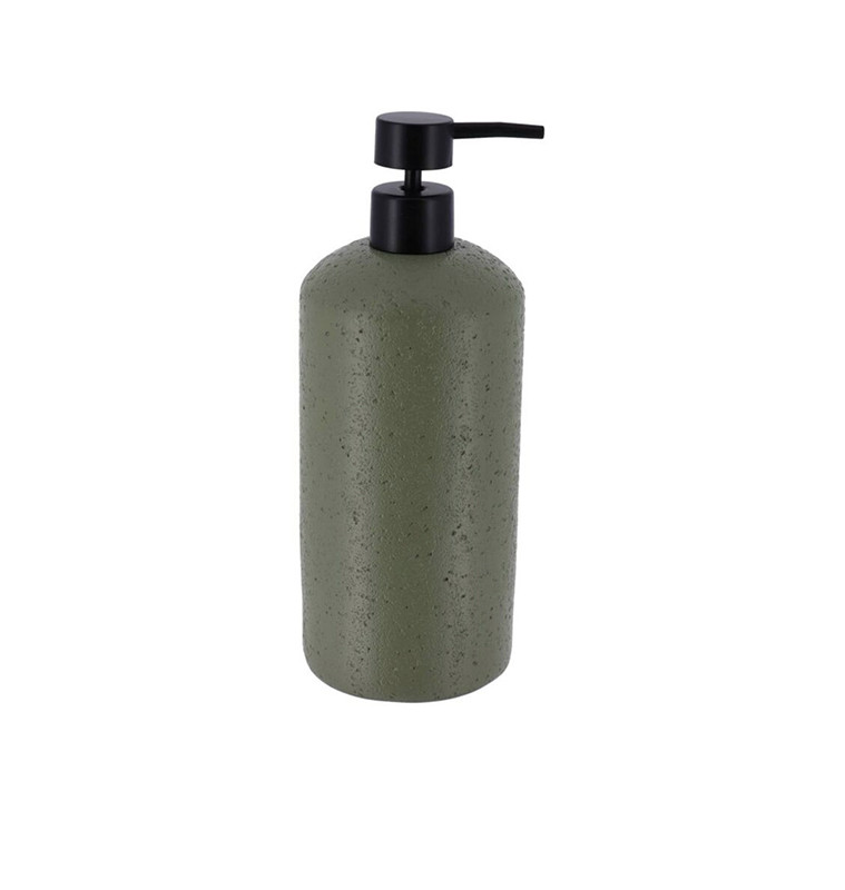 Distributeur à savon 800 ml en polyrésine effet pierre kaki | Accessoires salle de bain | 6 200 CFA , dakar, Sénégal