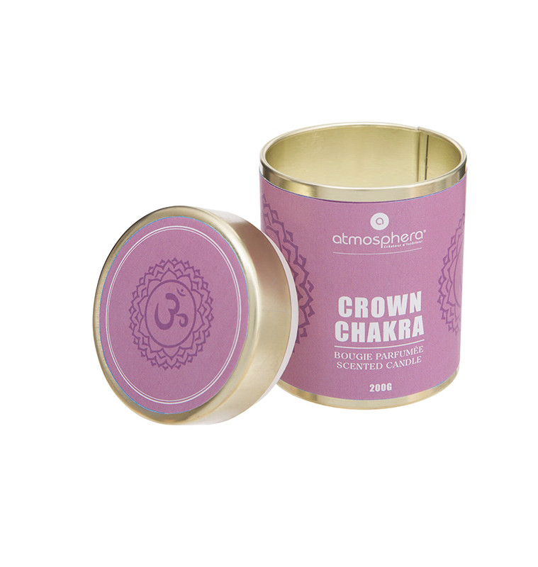 Bougie parfumée Chakra, Couronne (Crown Chakra), 200 g | Bougies & senteurs , Dakar, Sénégal