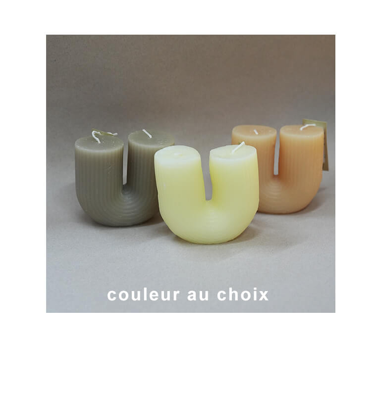 Bougie "BUBBLE" Arch, 9X4,5XH9 cm - Couleur au choix | Bougies & senteurs , Dakar, Sénégal