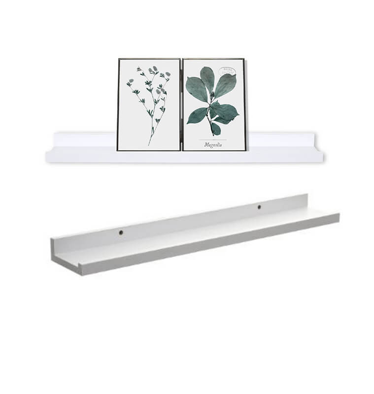 Étagère murale "fixy" à rebord blanc, 58cm | Etagères murales , Dakar, Sénégal