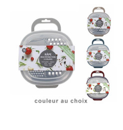 Râpe multifonction avec récupérateur et couvercle - 25x20x7 cm | Ustensiles de cuisine | 3 600 CFA , dakar, Sénégal