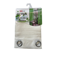 Rideau voilage crème en polyester 100 GSM, 140x280 cm | Rideaux & voilages , Dakar, Sénégal