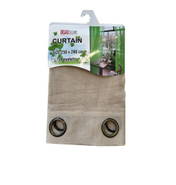 Rideau voilage beige en polyester 68 GSM, 250x280 cm | Rideaux & voilages , Dakar, Sénégal