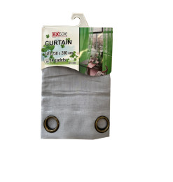 Rideau voilage gris en polyester 68 GSM, 250x280 cm | Rideaux & voilages , Dakar, Sénégal