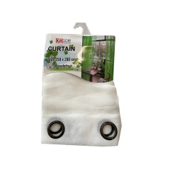 Rideau voilage blanc en polyester 68 GSM, 250x280 cm | Rideaux & voilages , Dakar, Sénégal