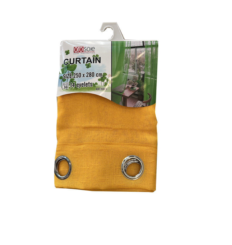 Rideau voilage orange en polyester 100 GSM, 250x280 cm | Rideaux & voilages , Dakar, Sénégal